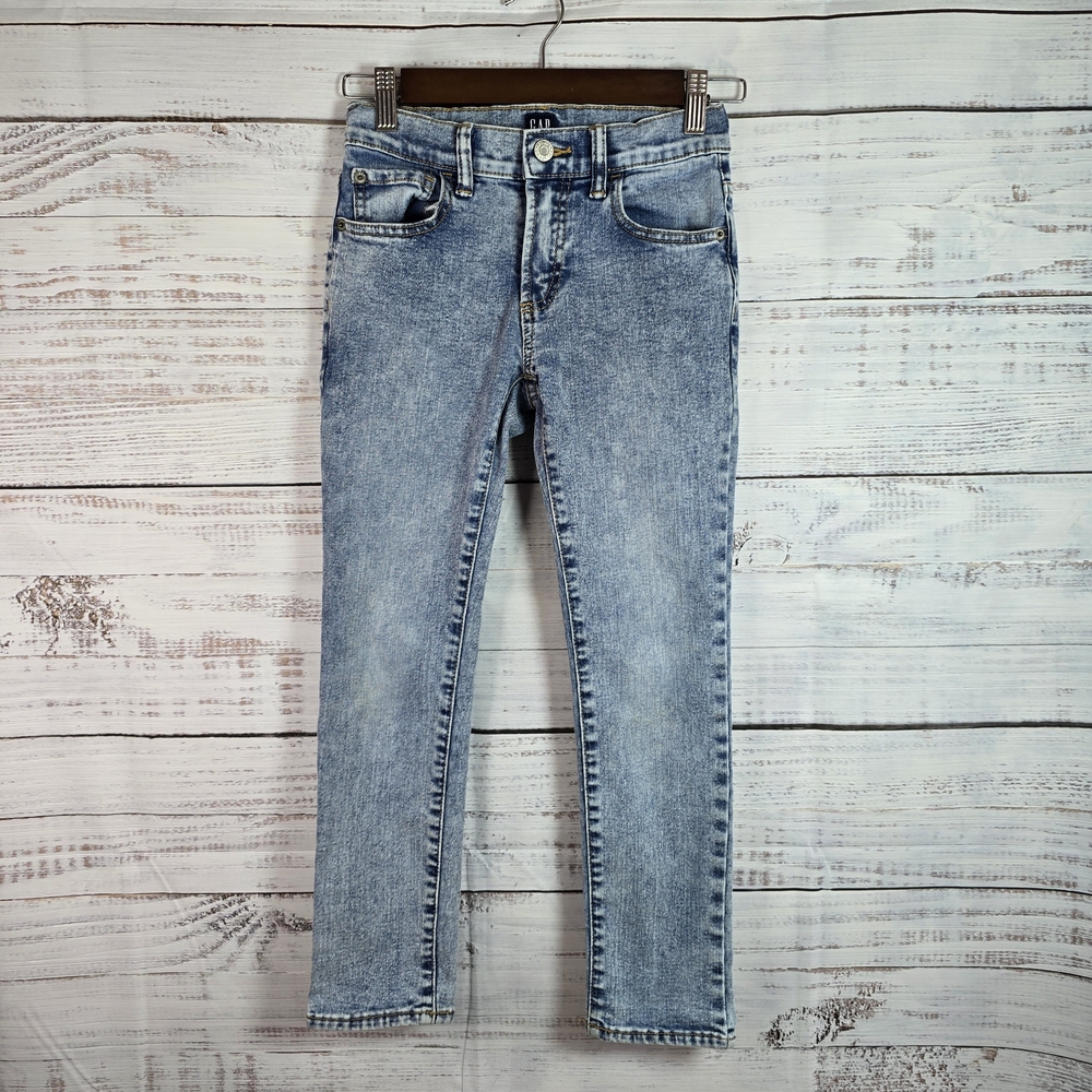 GAP Kids Size 8 Stretch Skinny‎ Jeans Light Wash Denim